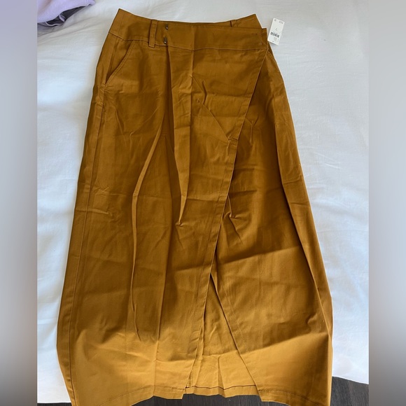 Anthropologie column wrap skirt - Picture 5 of 8